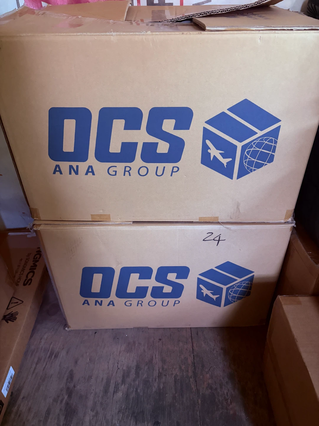 Two boxes of women clothing