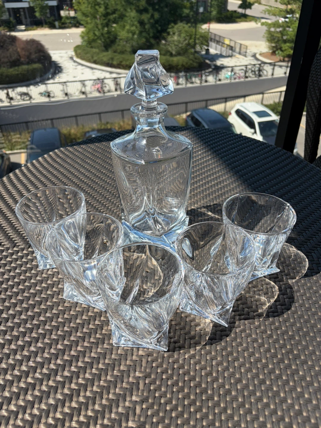 Crystal Bohemia Decanter and Glasses Set