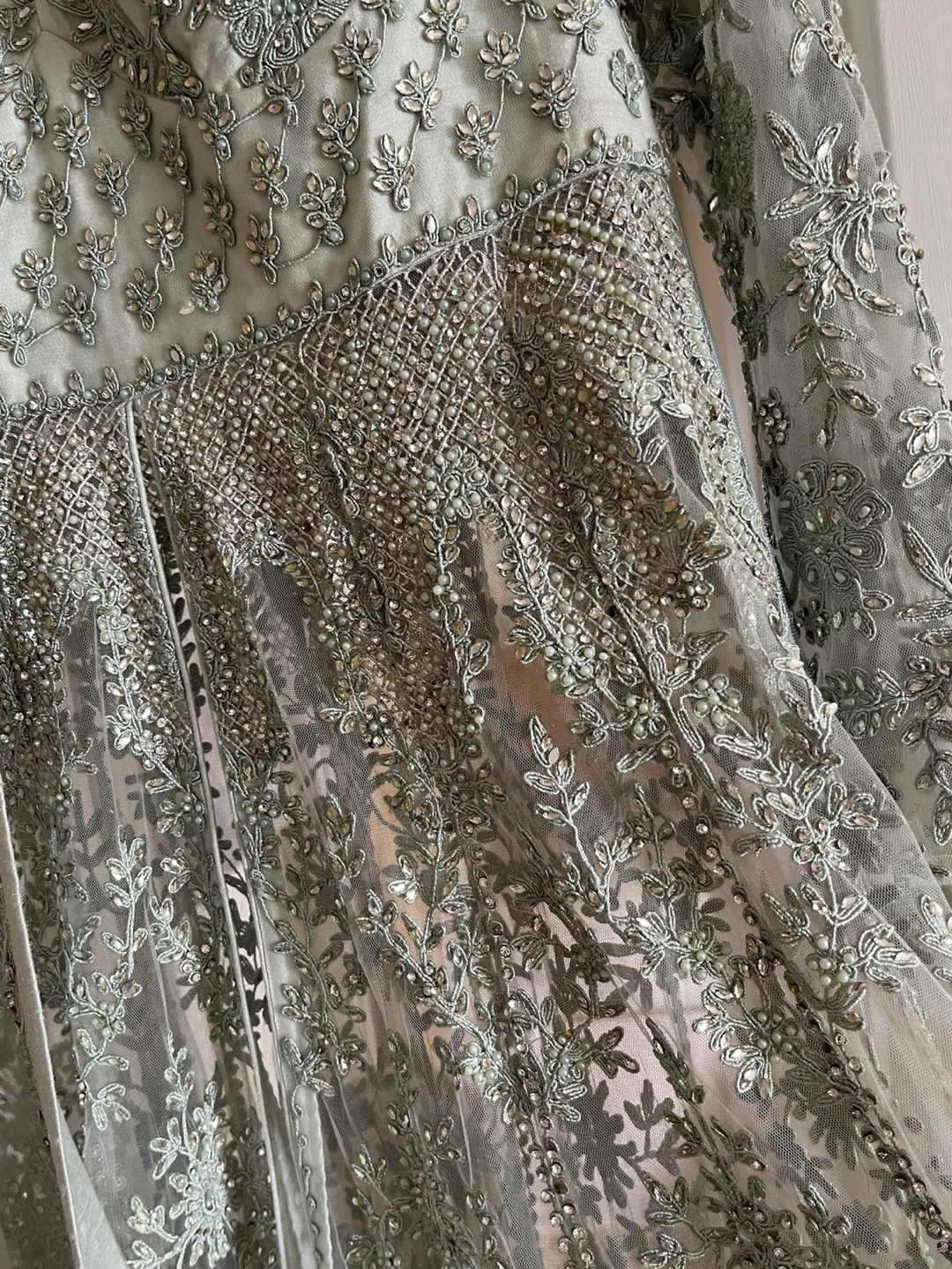 Embellished Anarkali with Dupatta - photo 3