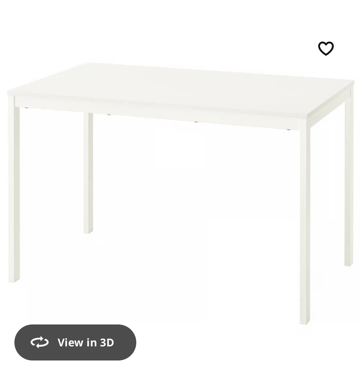 IKEA Extendable Kitchen Table - White