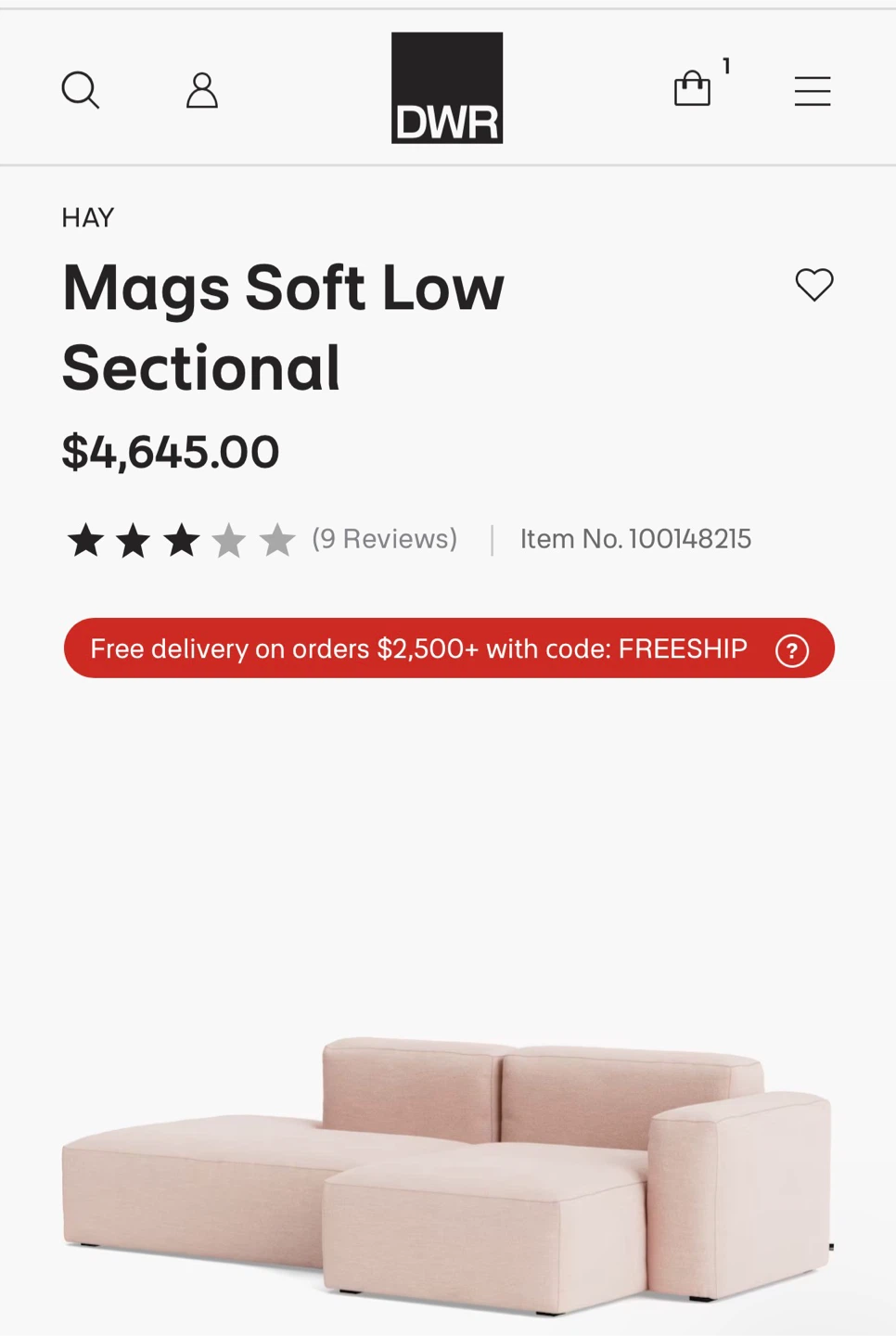 HAY Mags Soft Low Sectional Sofa - photo 3