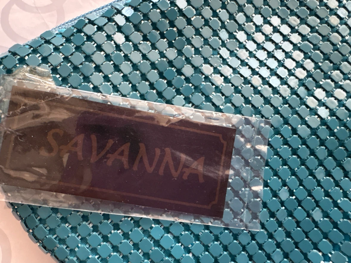 Savanna Teal Mesh Shoulder Bags - photo 3