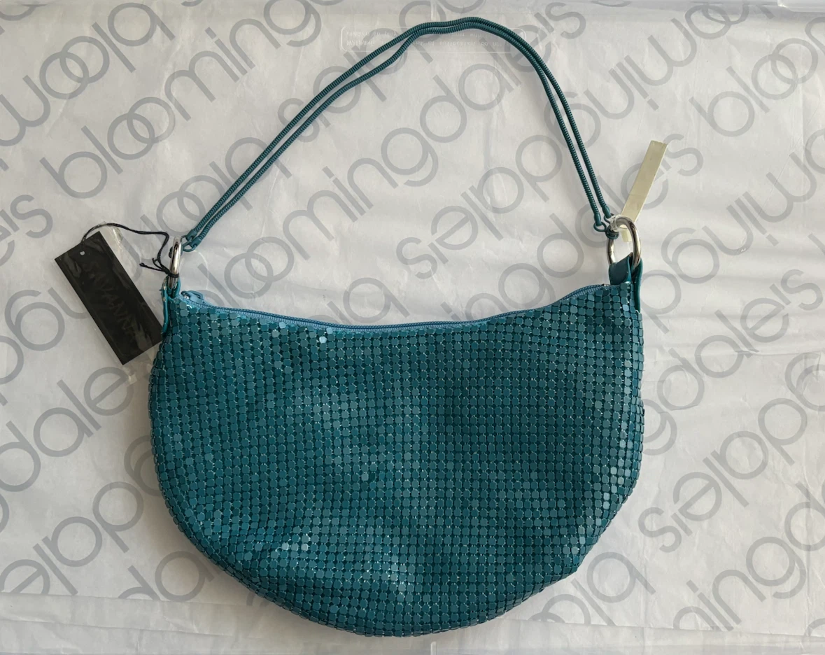 Savanna Teal Mesh Shoulder Bags - photo 5