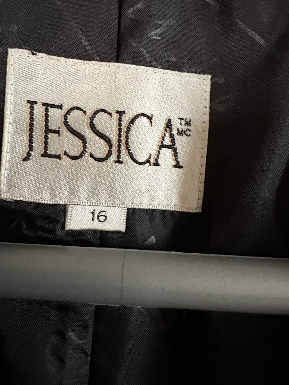 Jessica Black light weight long coat coatSize 16 - photo 2