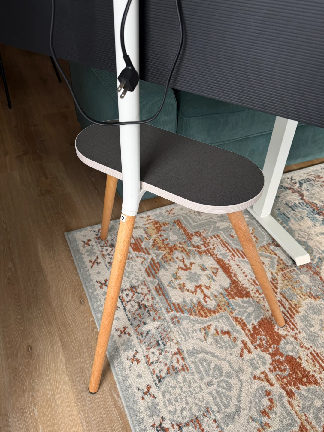 White Tripod TV Stand - photo 5