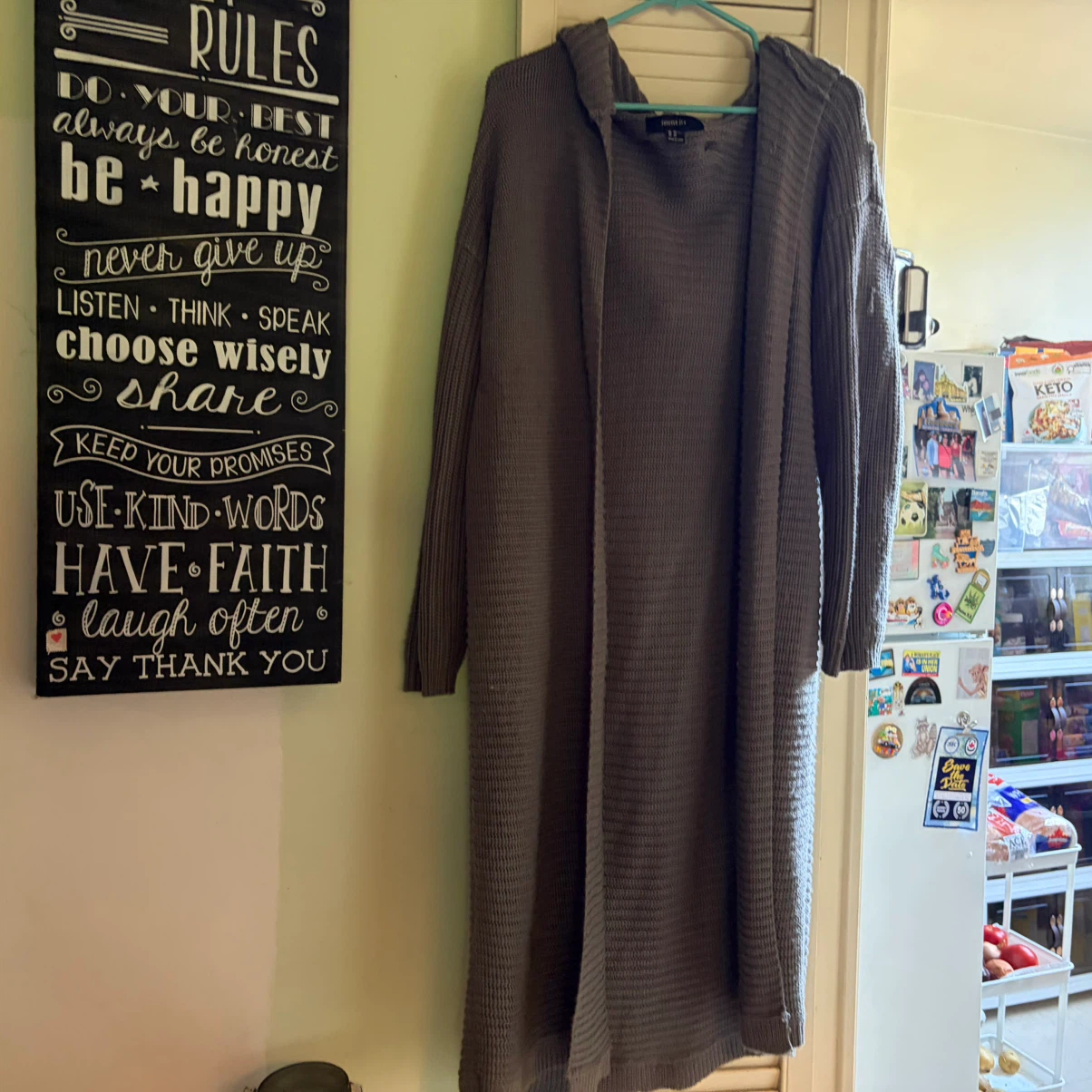 Forever 21+ Grey Hooded Cardigan - photo 4
