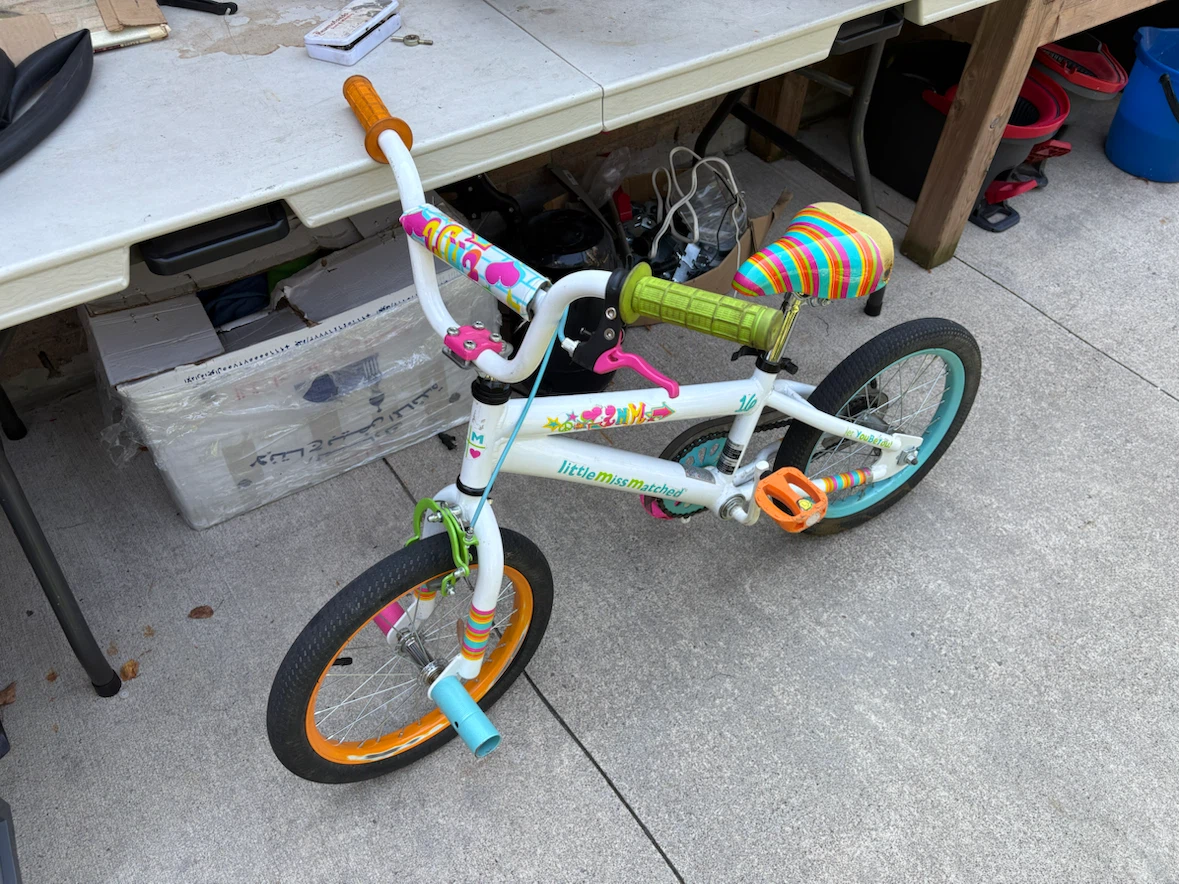 Little Miss Matched Kids Bike