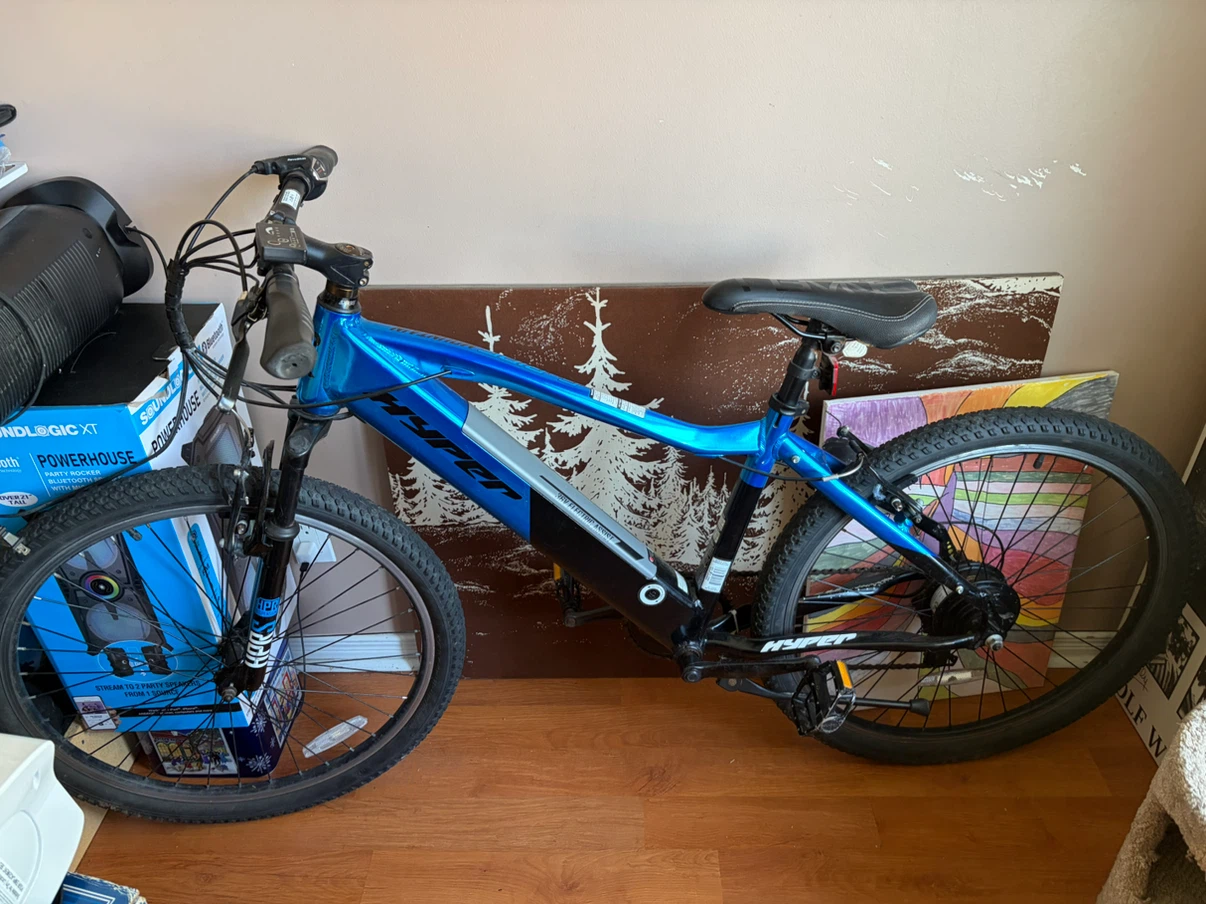 Blue Hyper E-Ride Mountain Electric Bike - photo 4