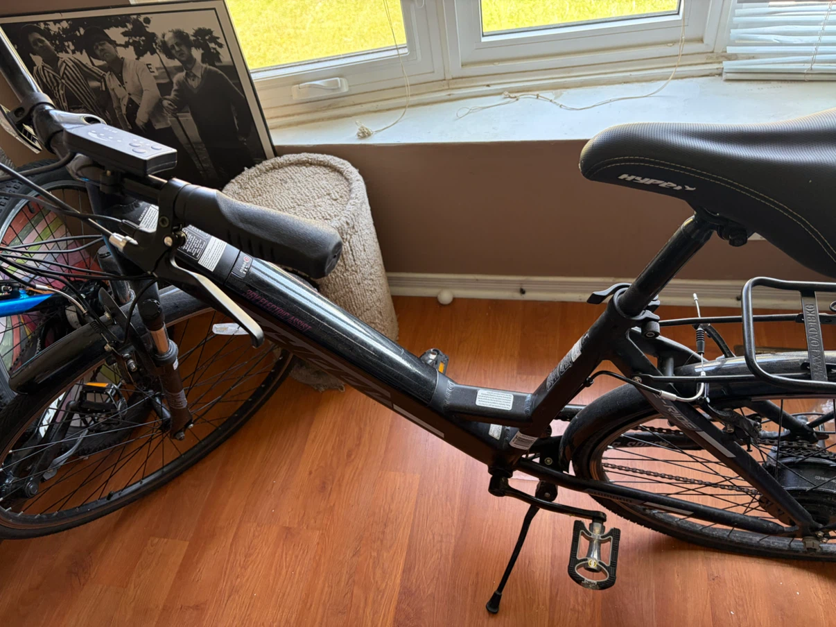 Black Electric Assist Bicycle