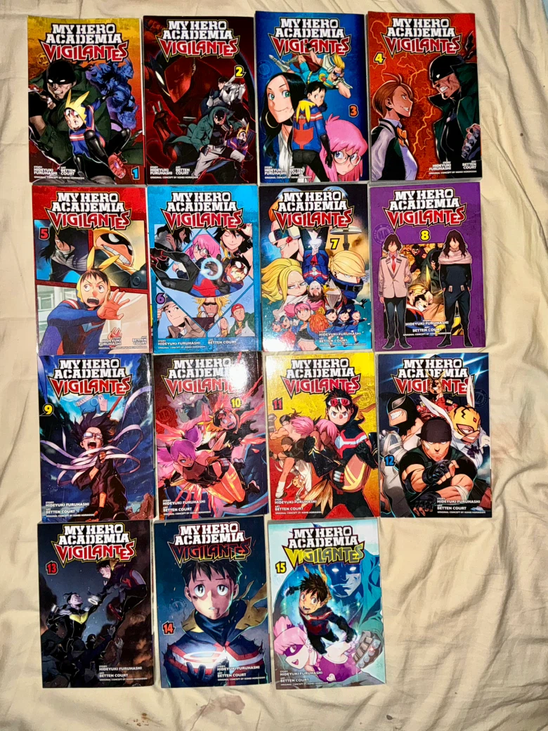 My Hero Academia: Vigilantes Manga Volumes 1-15