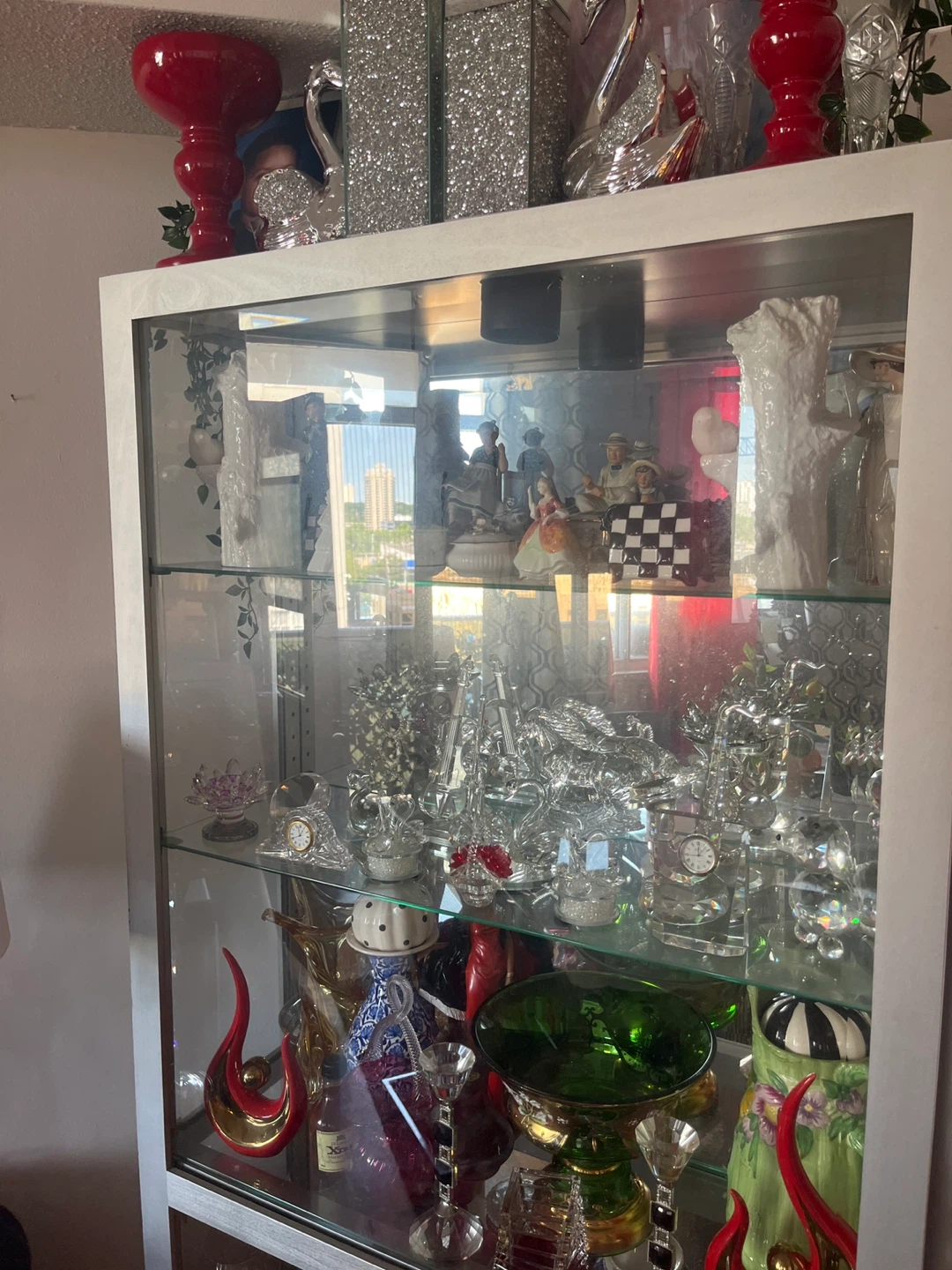 Grey  Glass Display Cabinet - photo 3