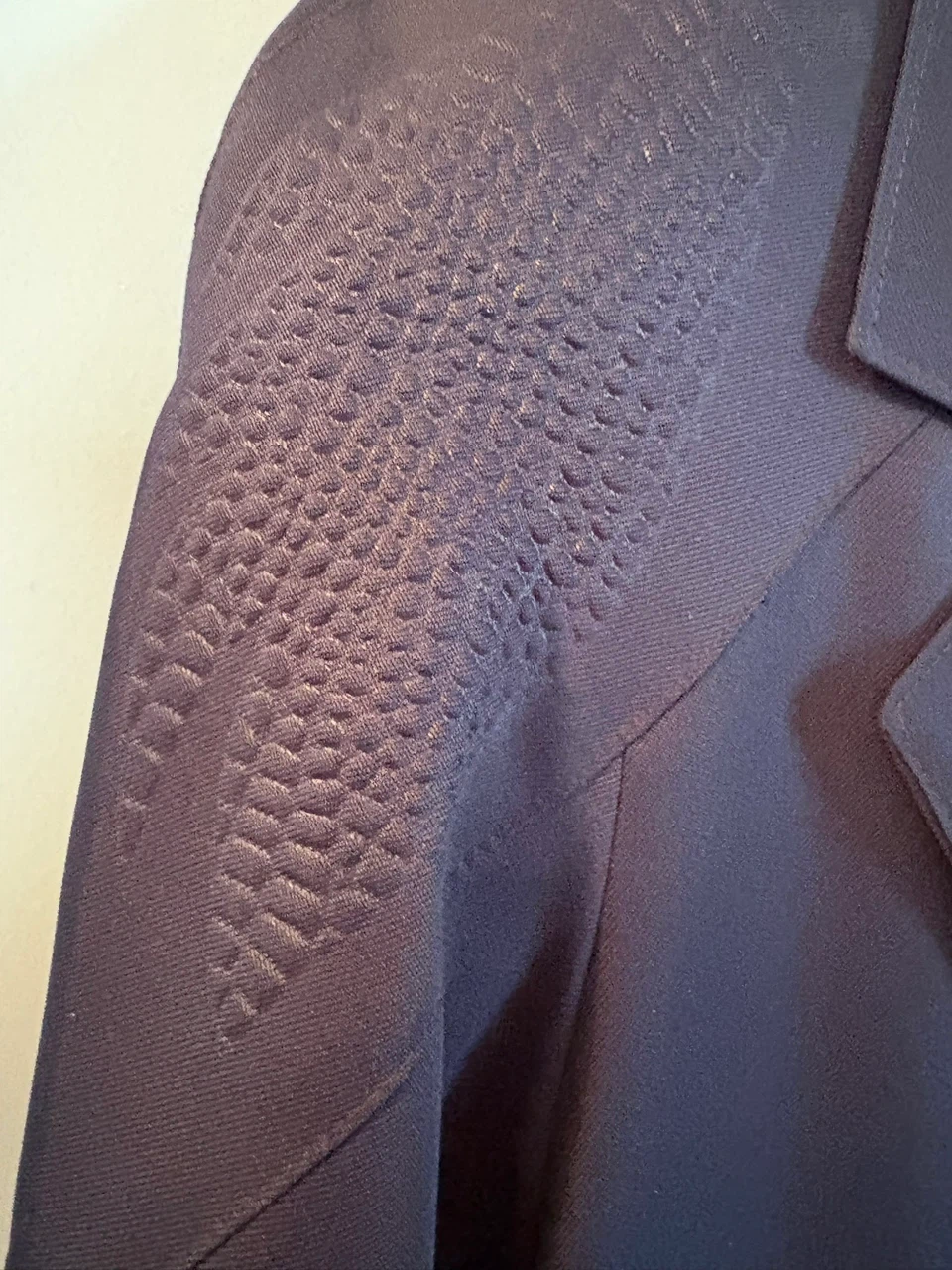 Navy lightweight long coat size11-12 - photo 2
