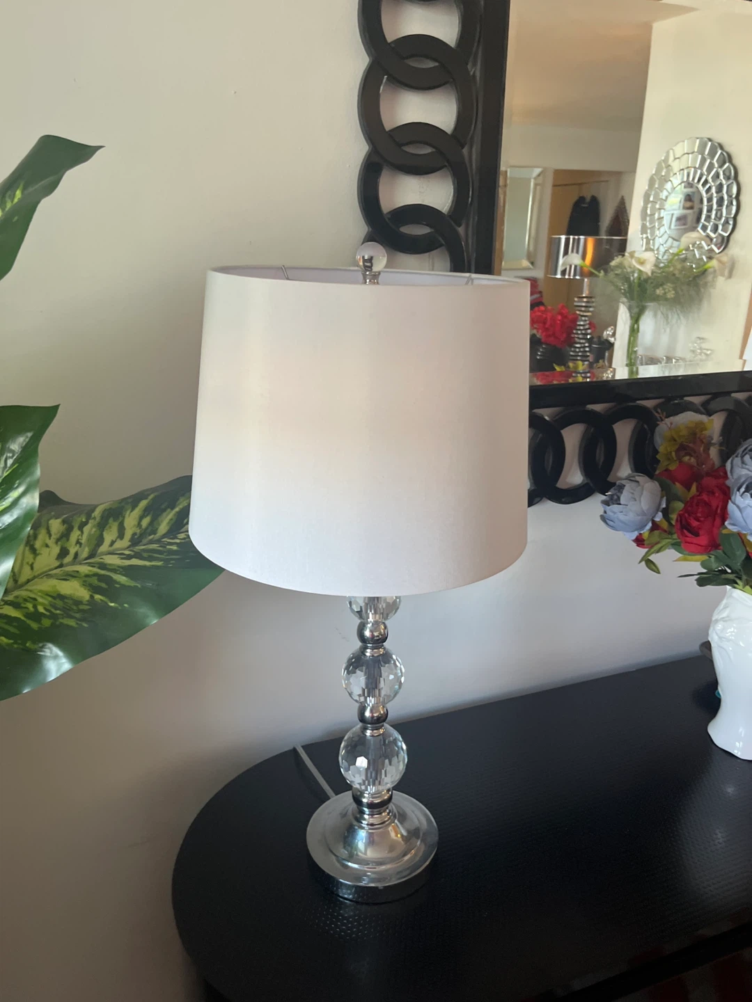Table Lamps with Crystal Accents