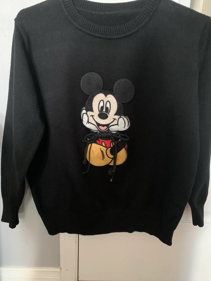 Black Mickey Mouse Sweater