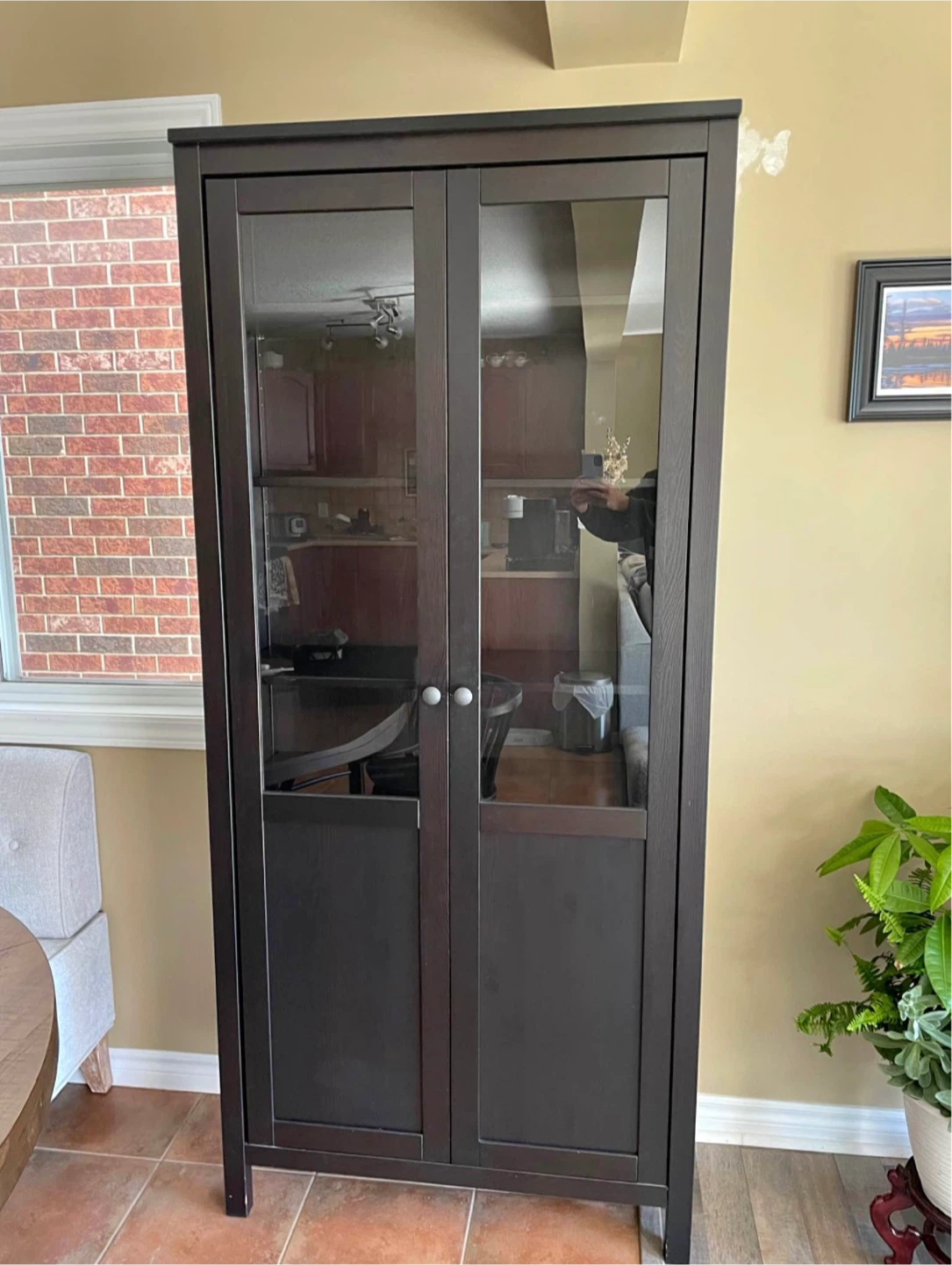 IKEA BILLY / OXBERG Bookcase with Panel/Glass Doors