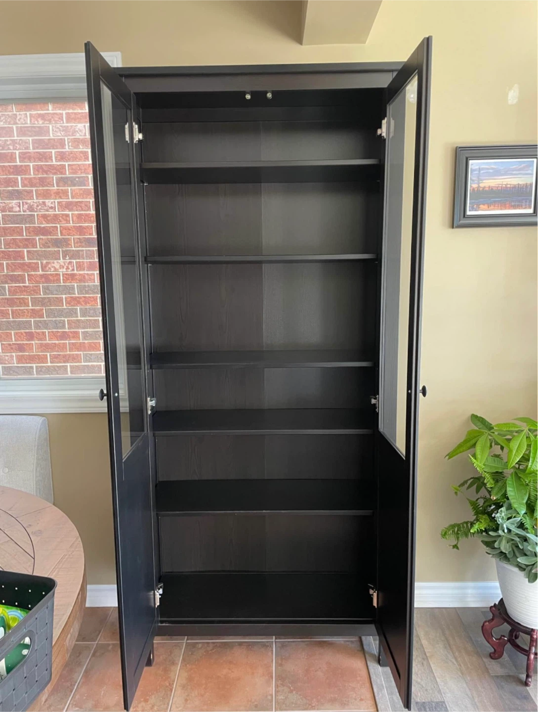 IKEA BILLY / OXBERG Bookcase with Panel/Glass Doors - photo 2