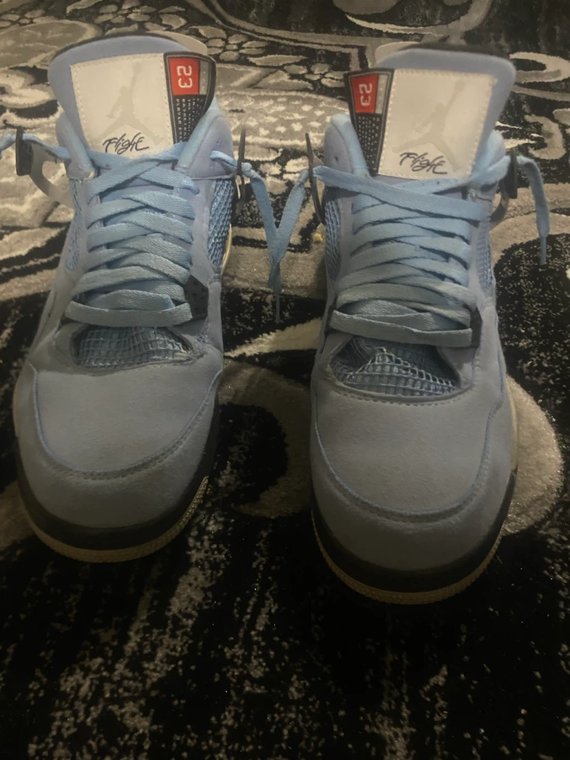 Rep Air Jordan 4 'University Blue' Sneakers - photo 3