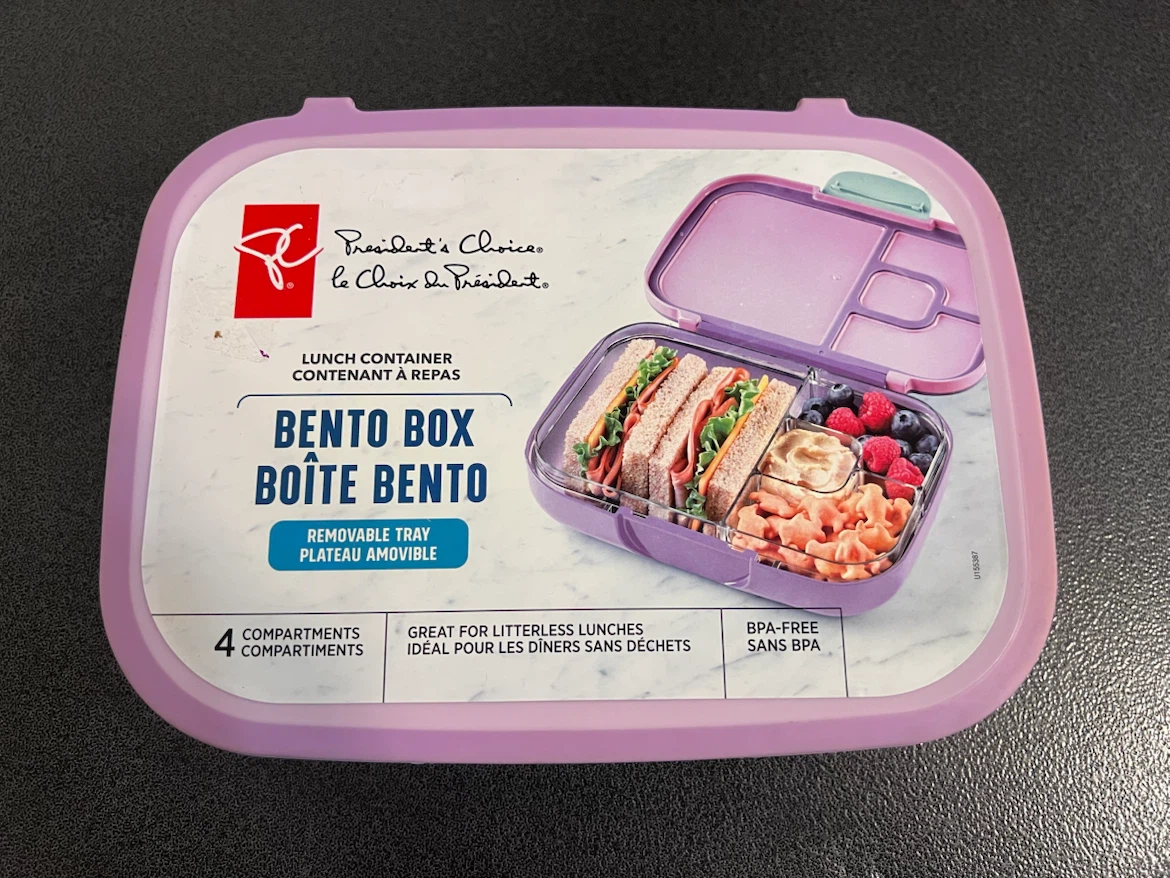President’s Choice Bento Lunch Box – Purple | Gently Used