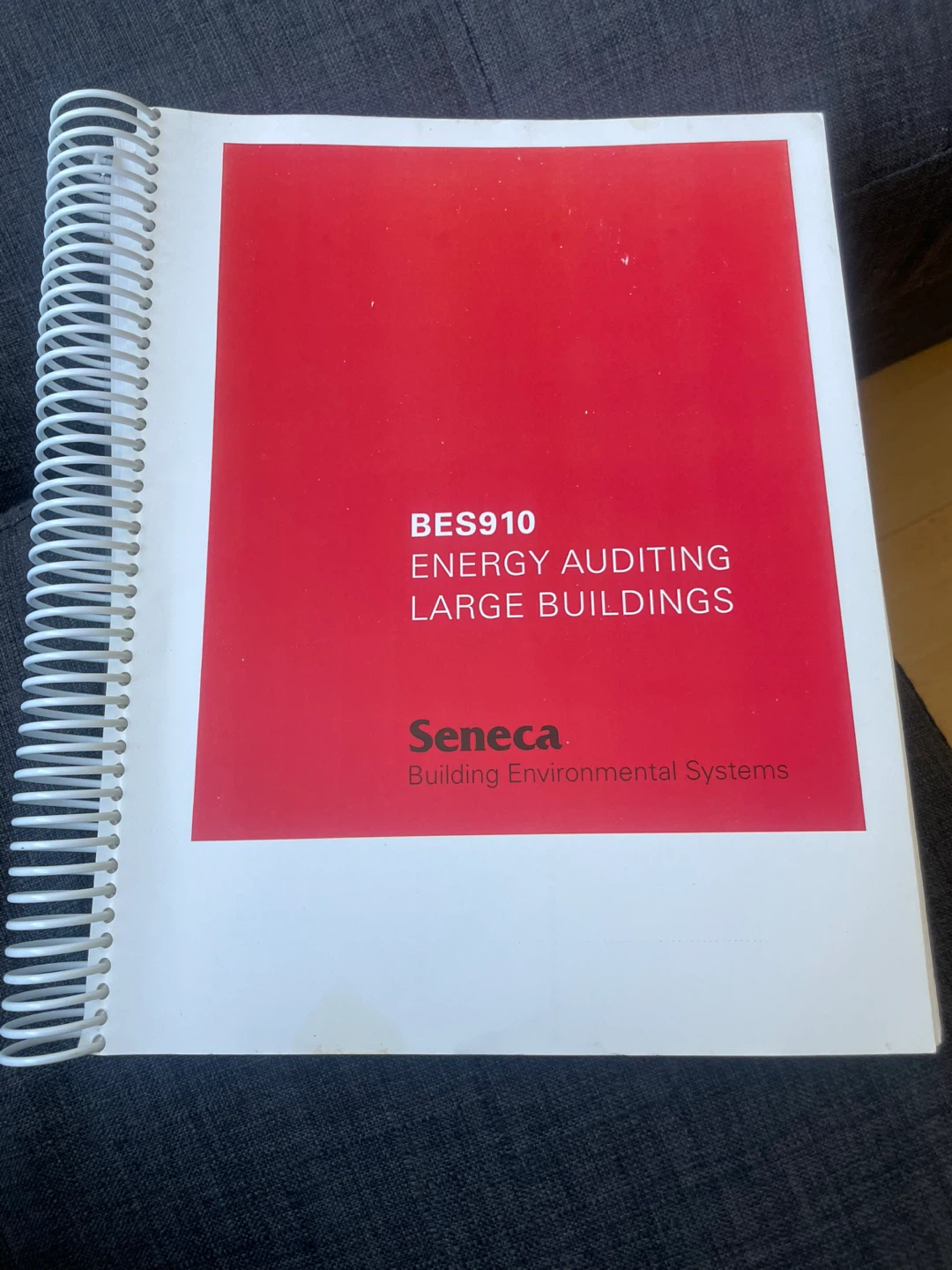 Seneca BES910 Energy Auditing Large Buildings Book