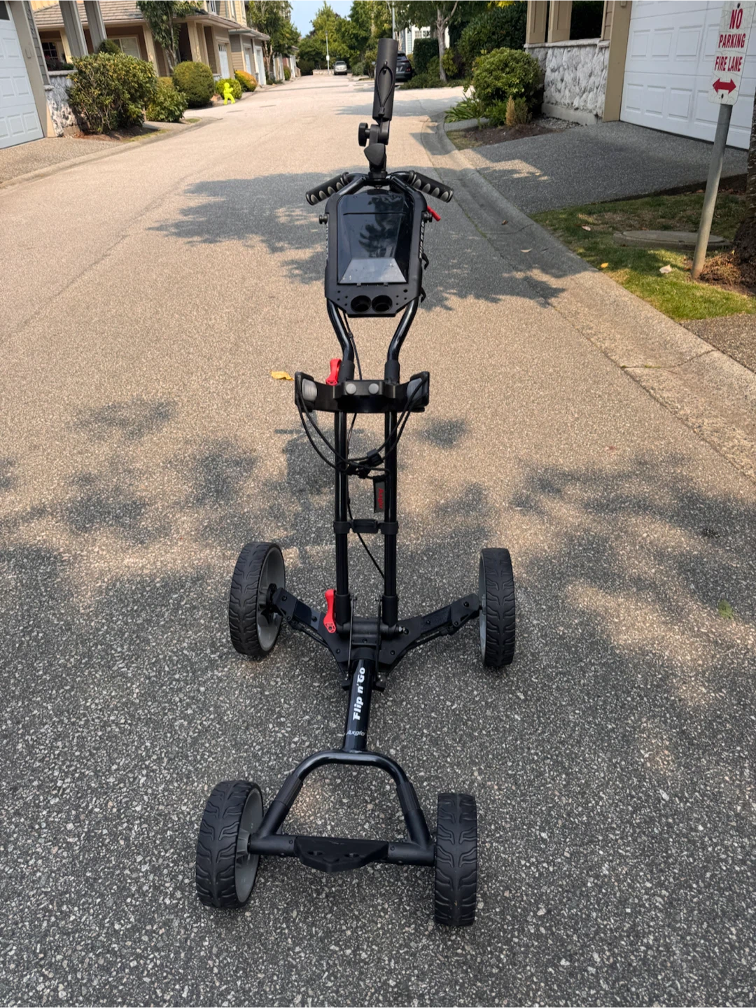 Axglo Flip 'n Go 4 wheel Golf Push Cart