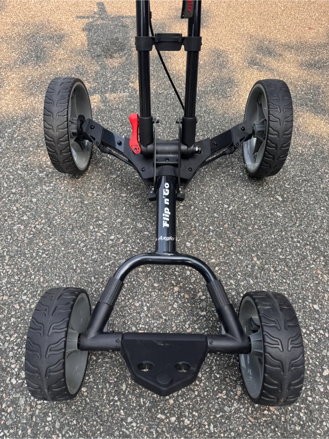 Axglo Flip 'n Go 4 wheel Golf Push Cart - photo 2