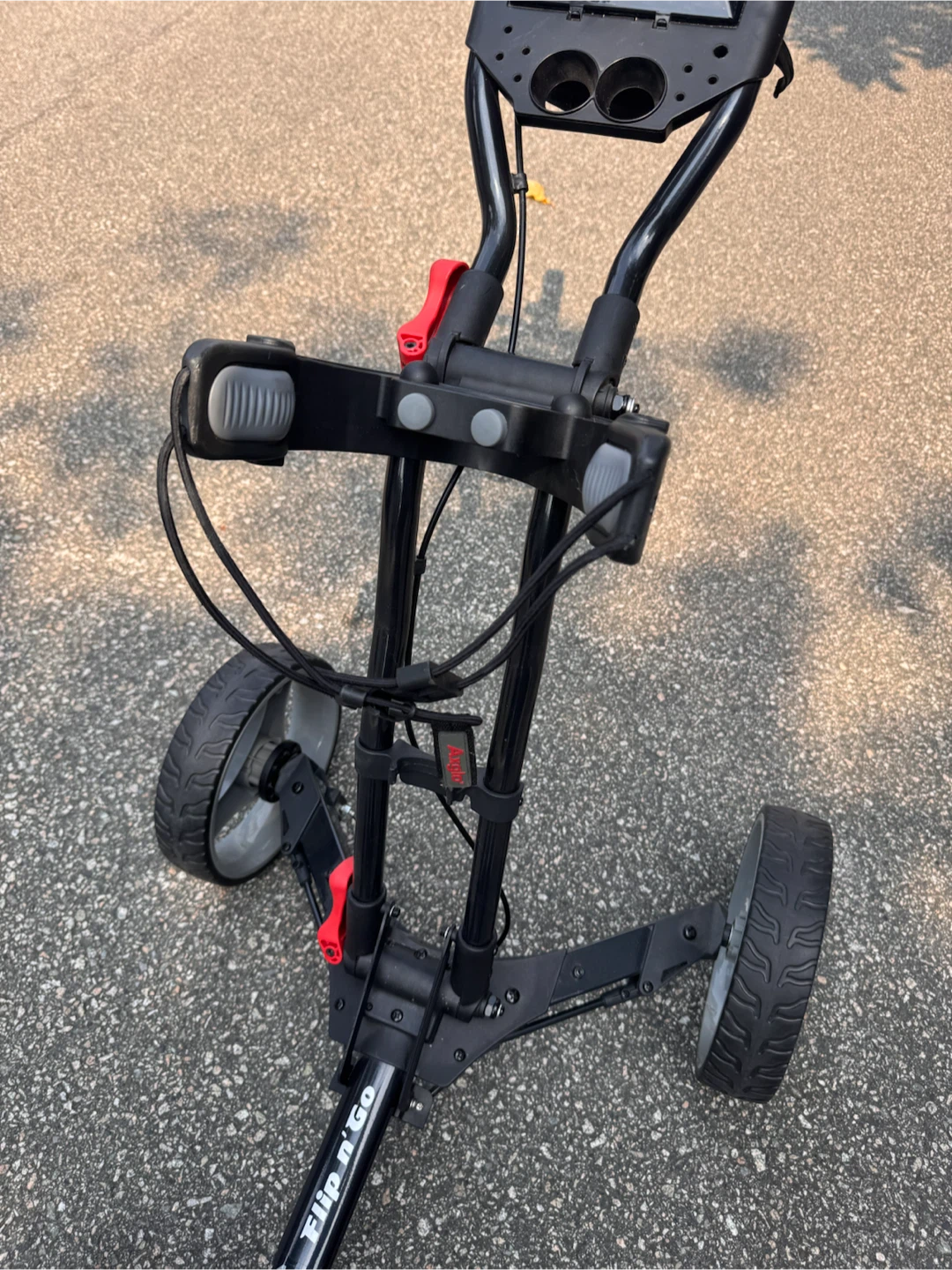 Axglo Flip 'n Go 4 wheel Golf Push Cart - photo 3