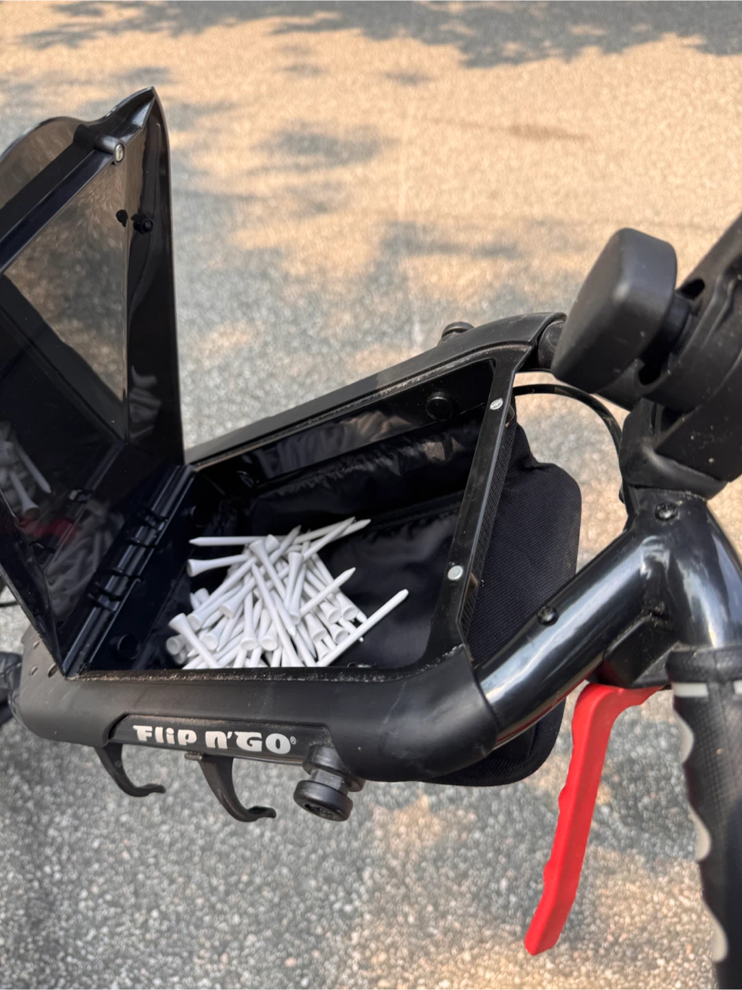 Axglo Flip 'n Go 4 wheel Golf Push Cart - photo 5