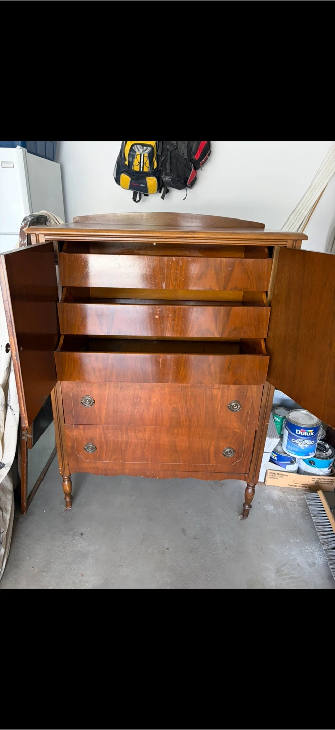 $250 obo ANTIQUE Vintage 1930’s Armoire - photo 2