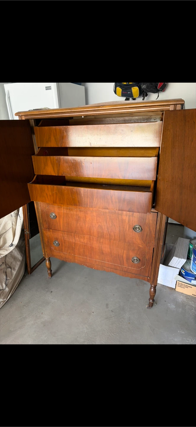 $250 obo ANTIQUE Vintage 1930’s Armoire - photo 5