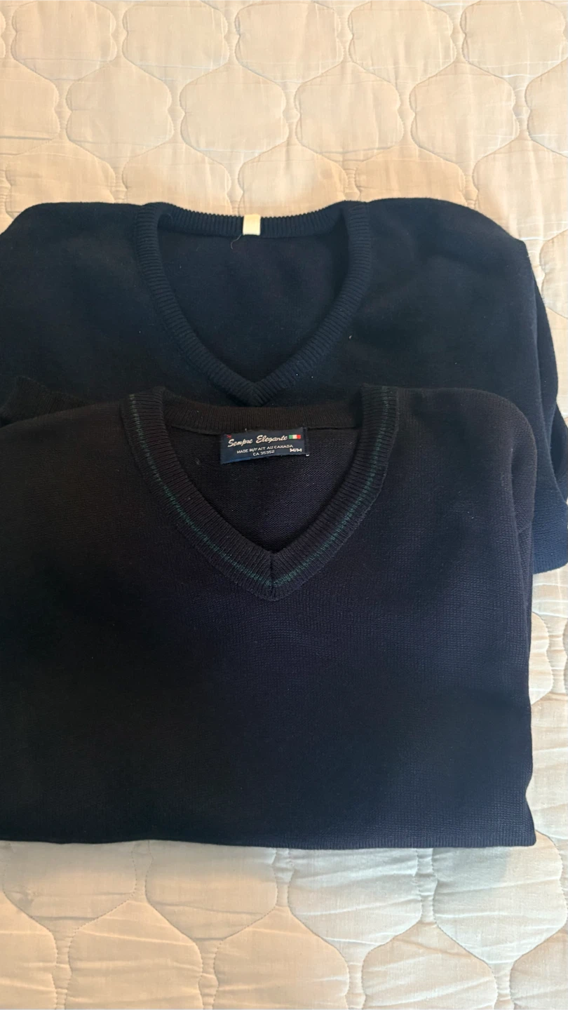 Pair of V-Neck Sweaters - photo 2