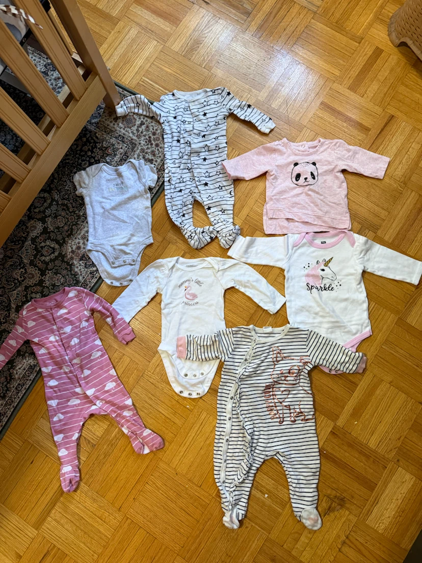 Bundle of Baby Sleepers and Onesies