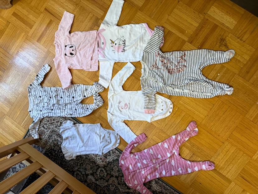 Bundle of Baby Sleepers and Onesies - photo 2