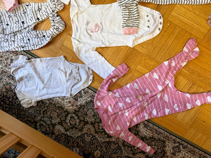 Bundle of Baby Sleepers and Onesies - photo 3