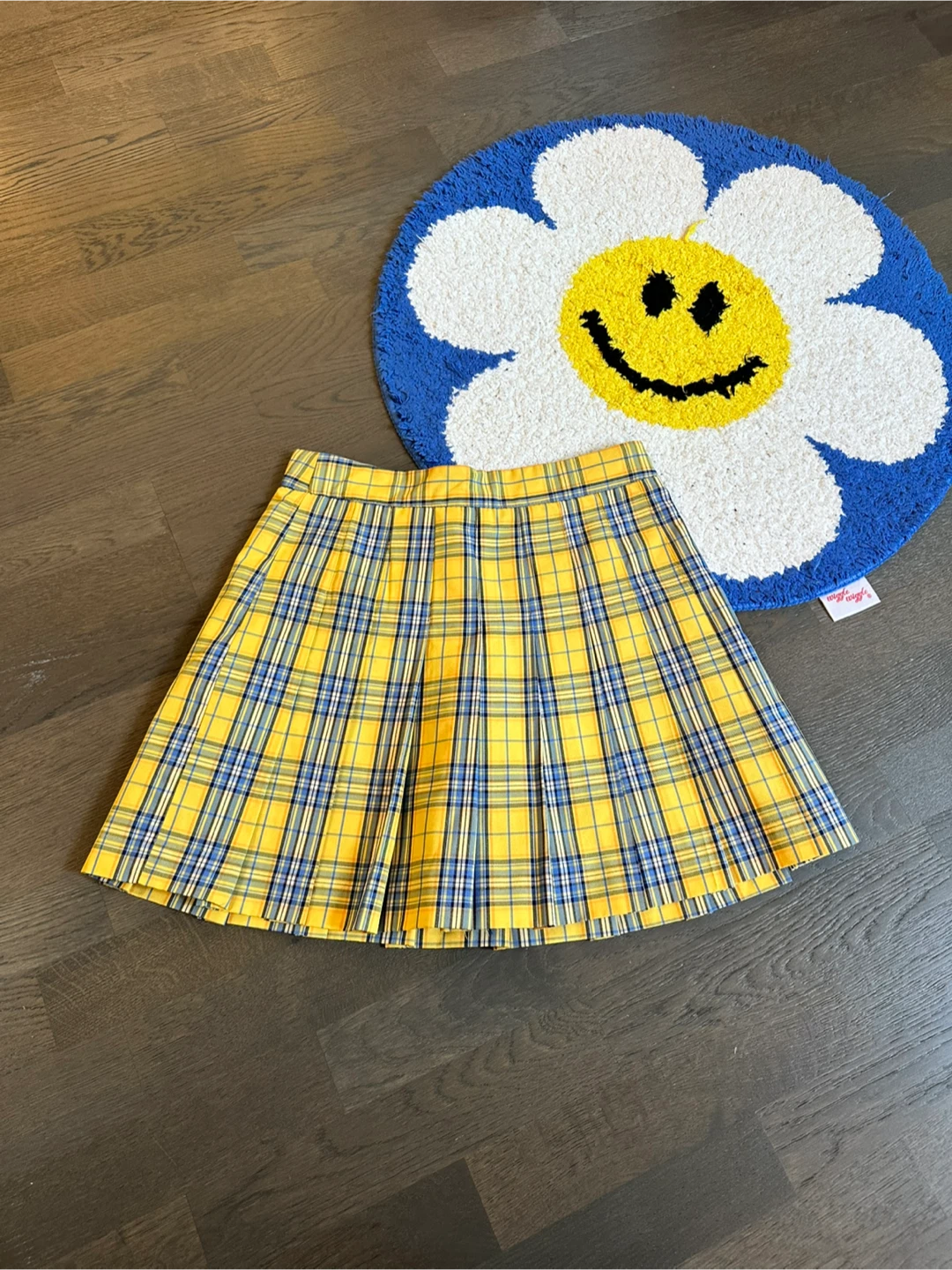 🇰🇷SPAO Plaid Pleated Mini Skirt