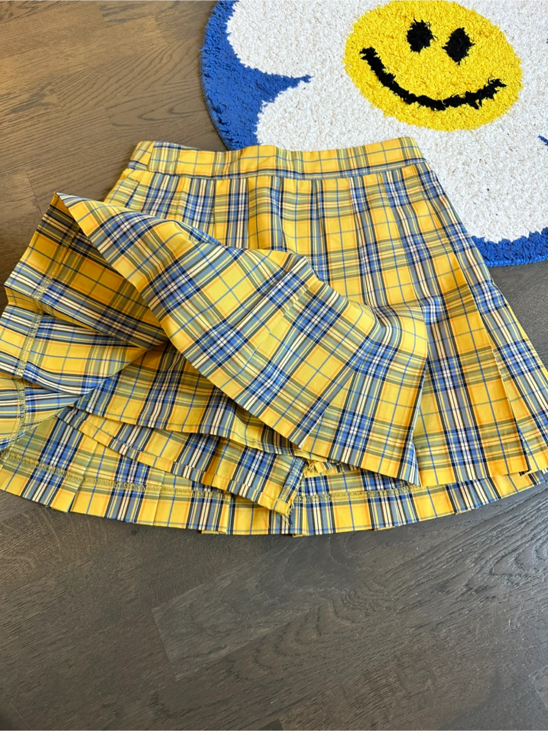 🇰🇷SPAO Plaid Pleated Mini Skirt - photo 2