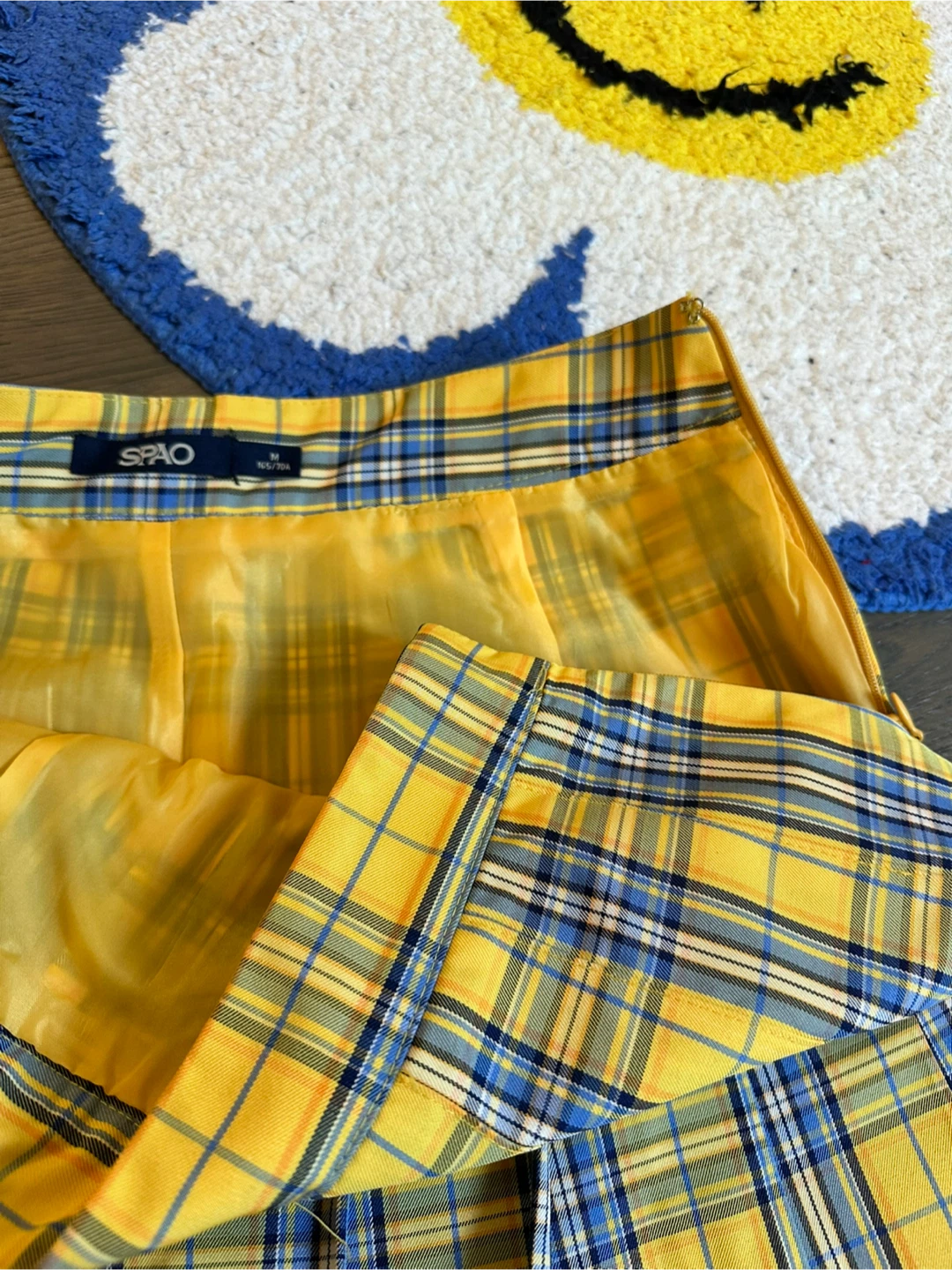 🇰🇷SPAO Plaid Pleated Mini Skirt - photo 3