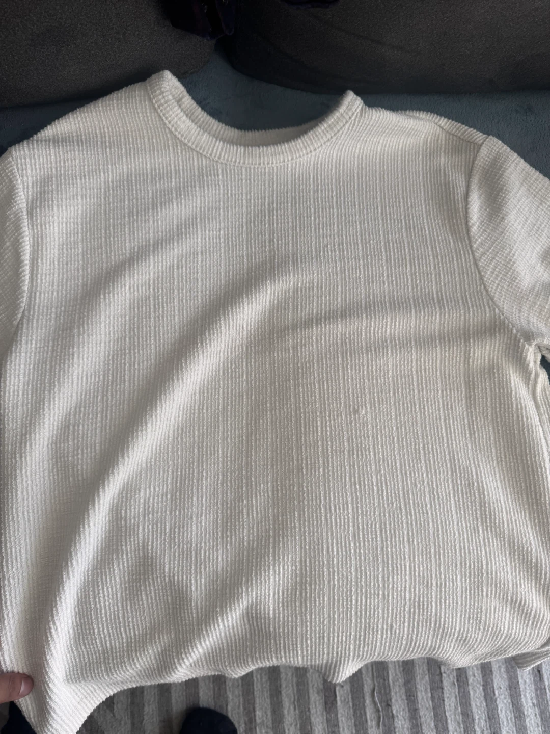 NOVA MEN White Textured T-Shirt - photo 3