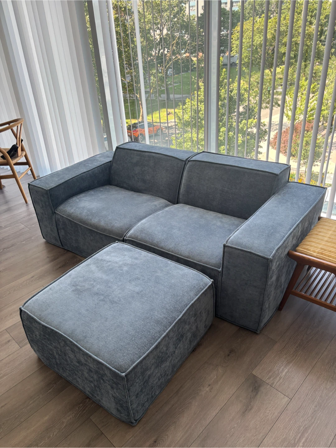 RoveLab loveseat + ottoman