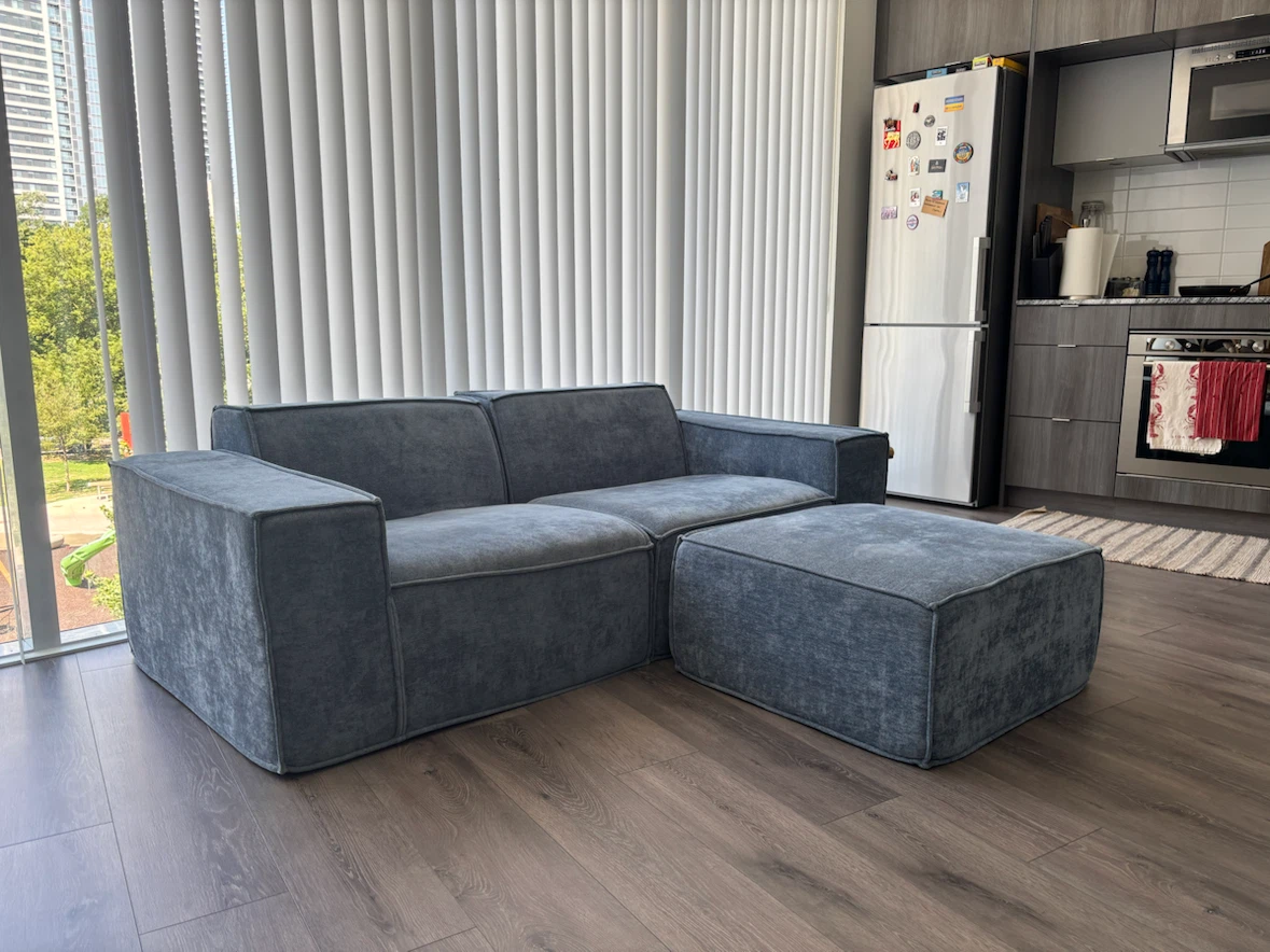RoveLab loveseat + ottoman - photo 2