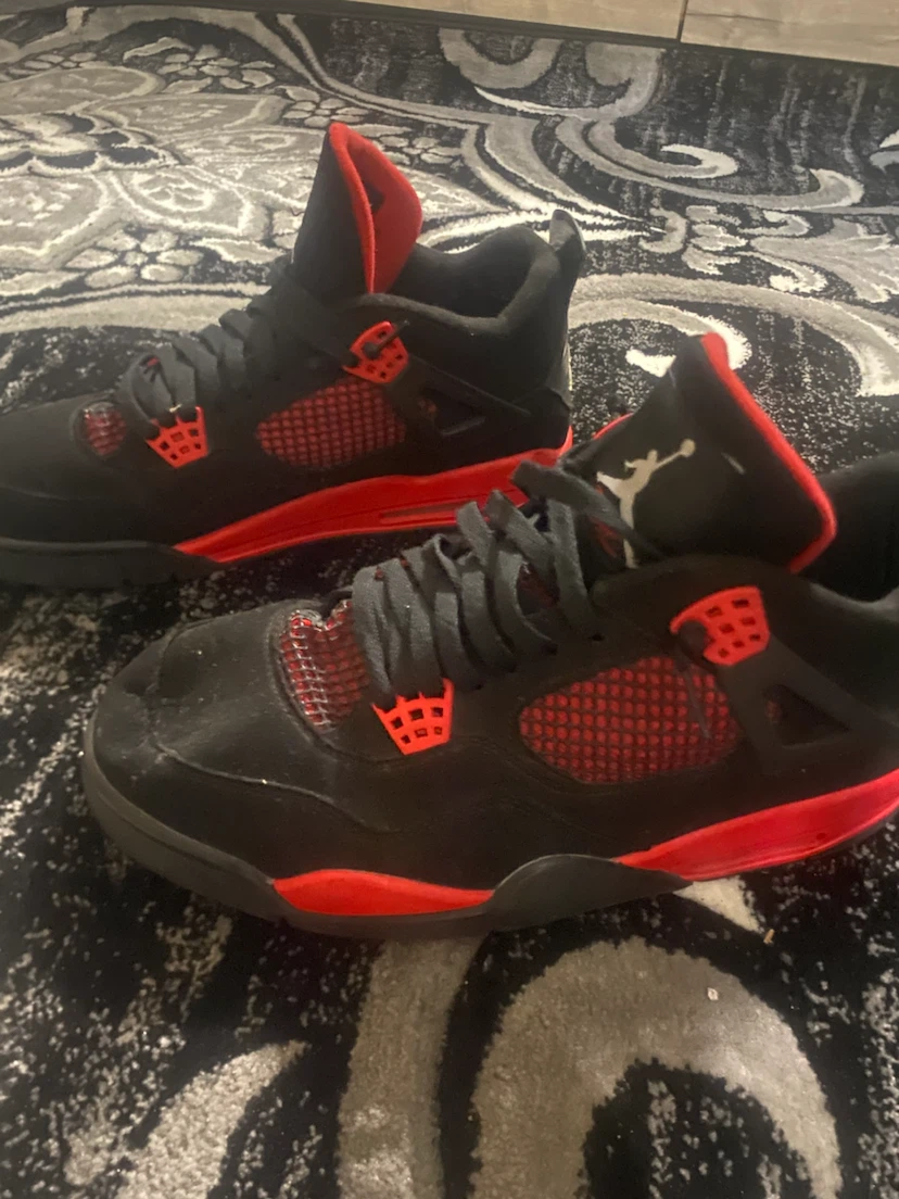 Rep Air Jordan 4 Red thunder - photo 2