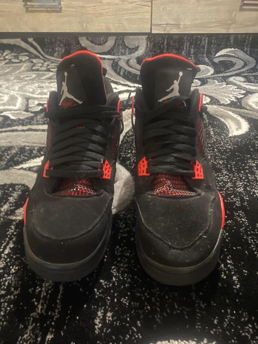 Rep Air Jordan 4 Red thunder - photo 3