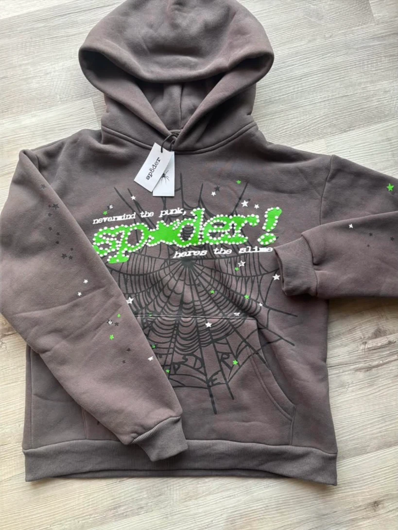 Sp5der Hoodie grey