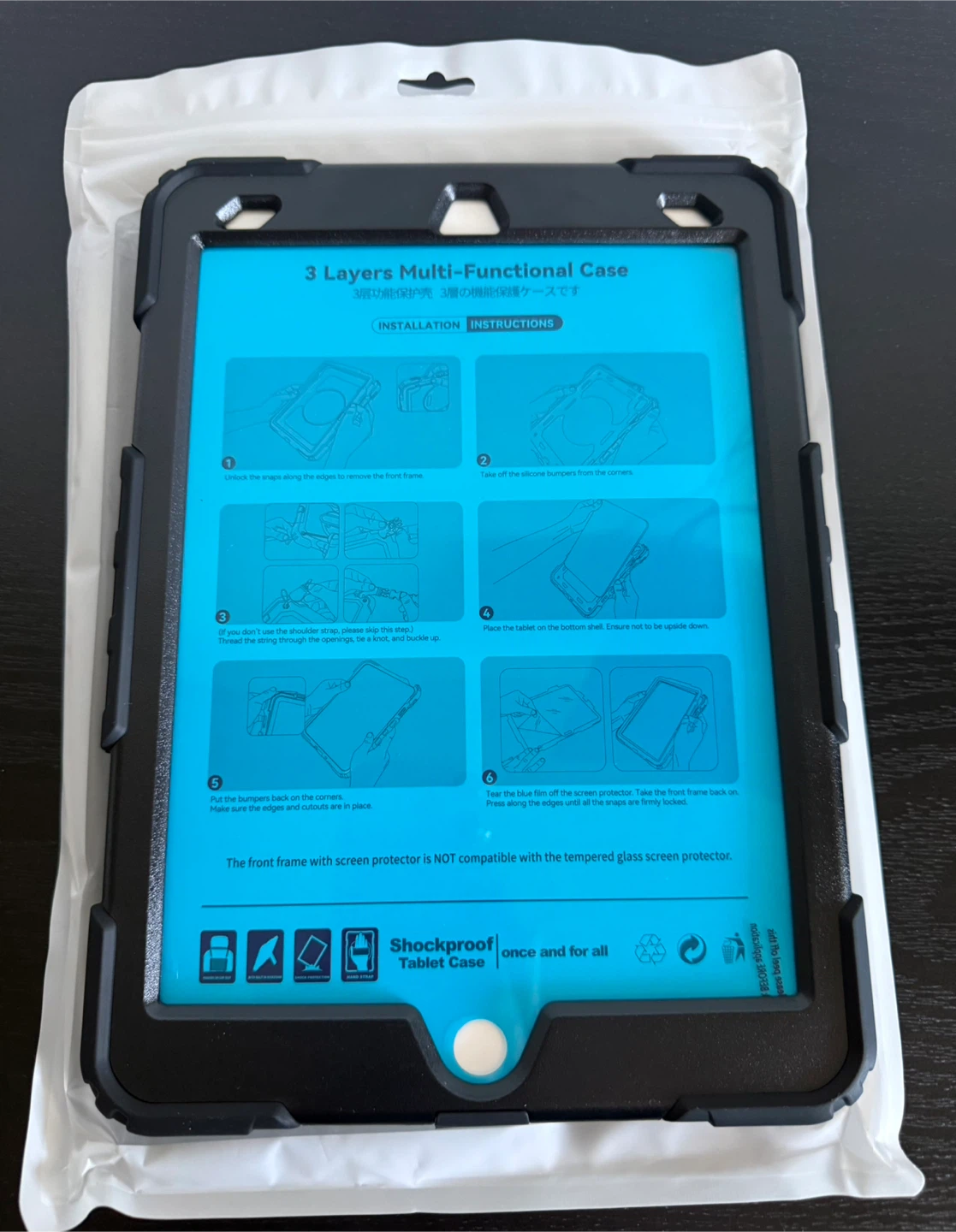 Multi-Functional Case for iPad 9th/8th/7th Gen 10.2" - photo 2