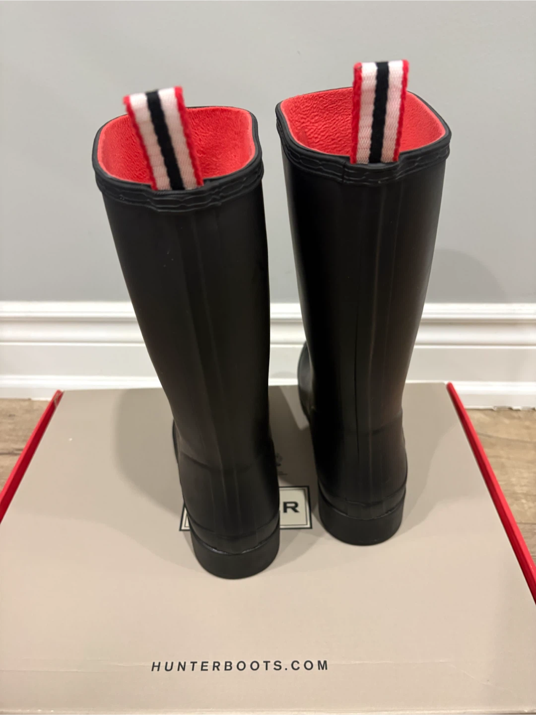 Hunter Insulated Play Tall Boots Black Rubber Rain Boots - photo 2