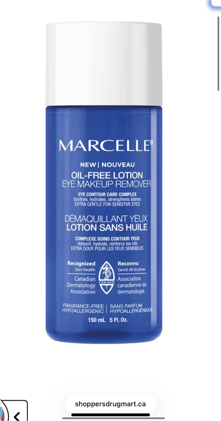 Marcelle Oil-Free Eye Makeup Remover Lotion - 150 mL