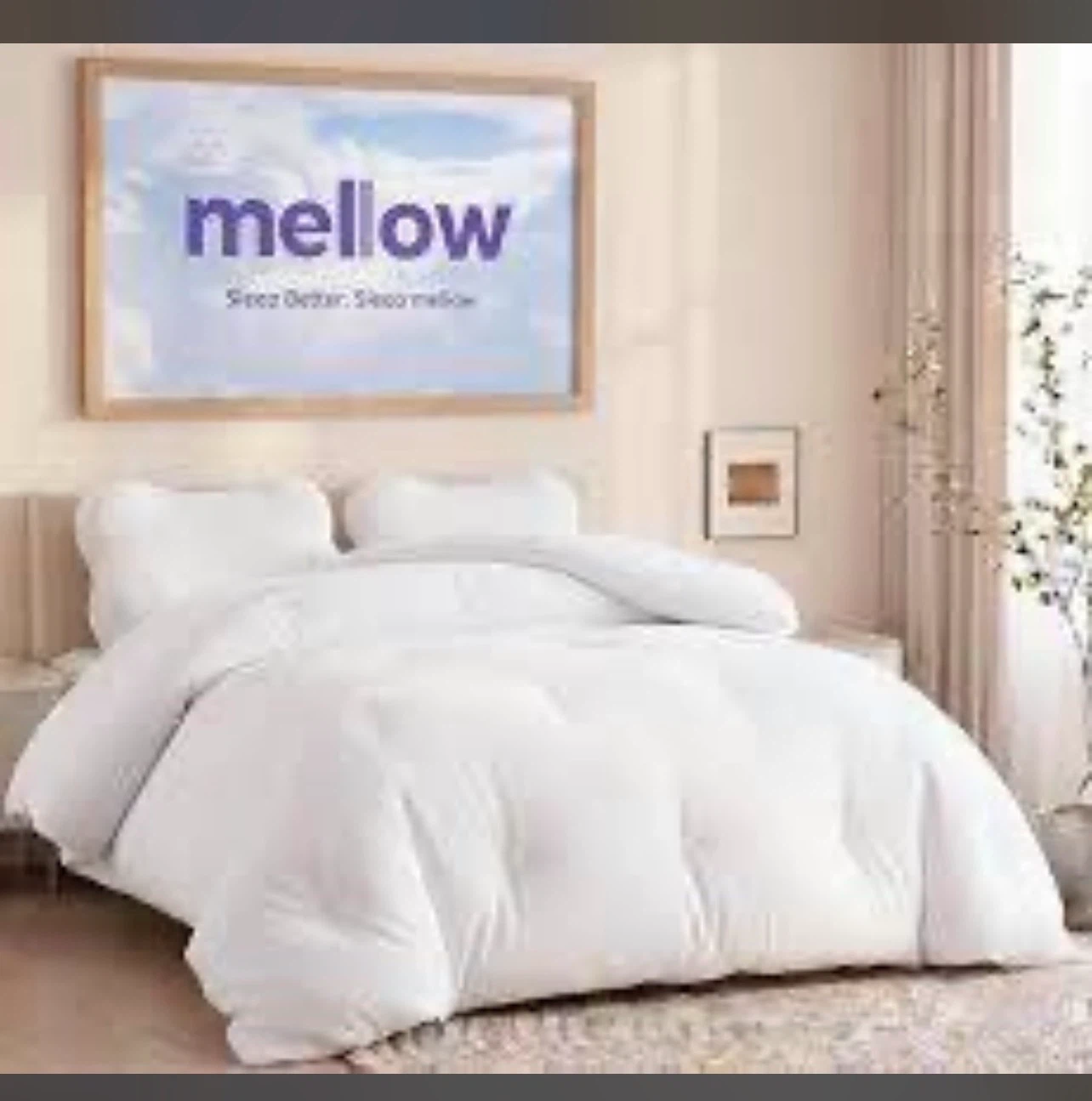 Mellow White Down Alternative Comforter