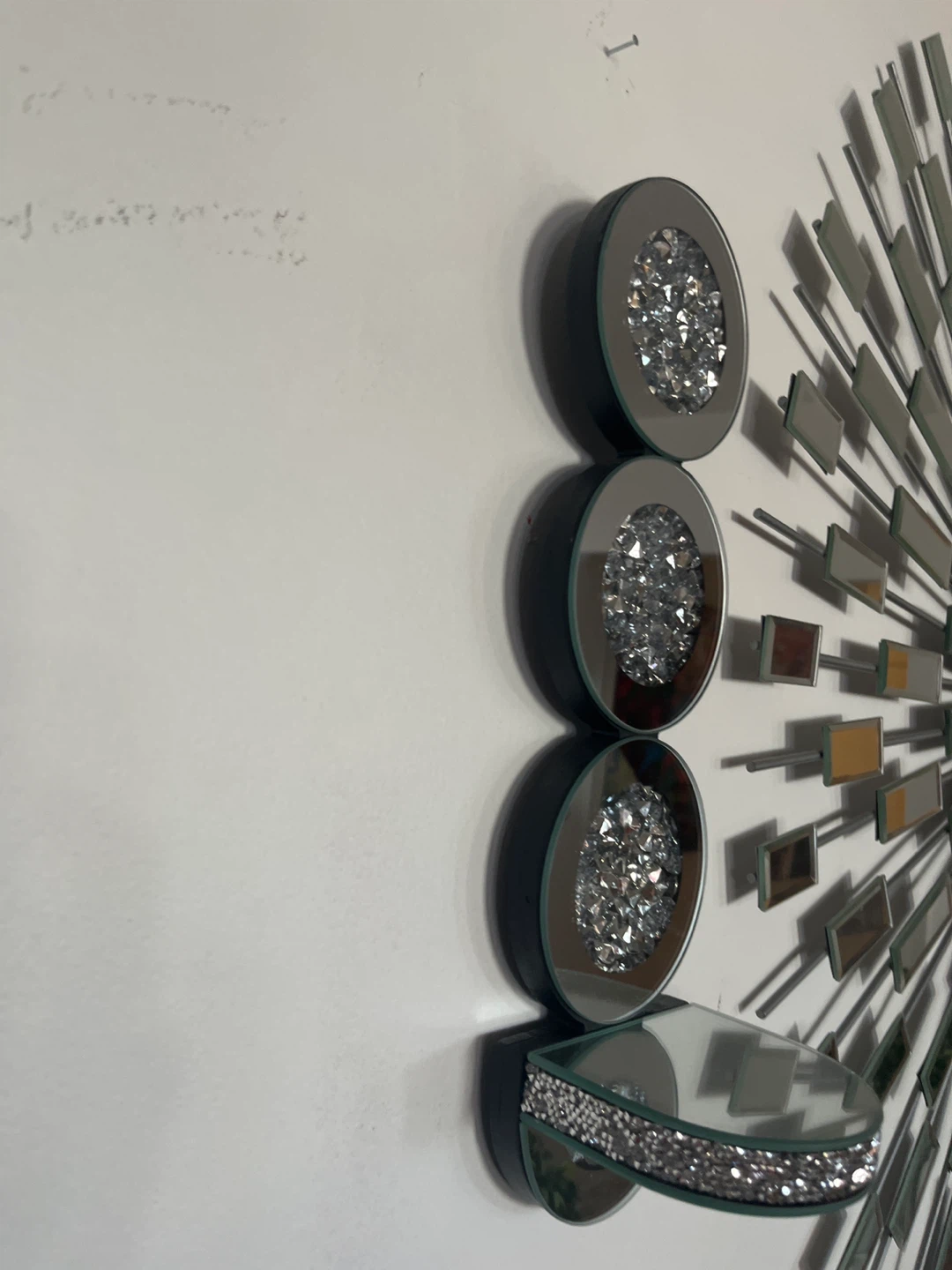 Sparkly Wall Decor with Shelf - photo 2