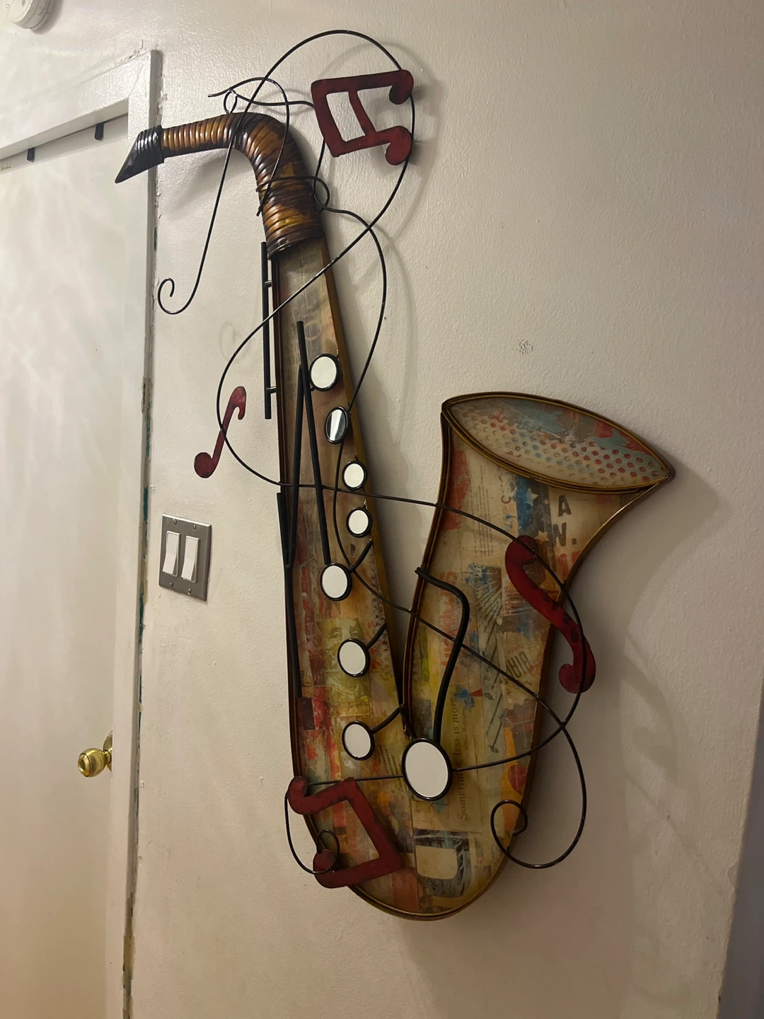 Wall Art Saxophone Music Decor