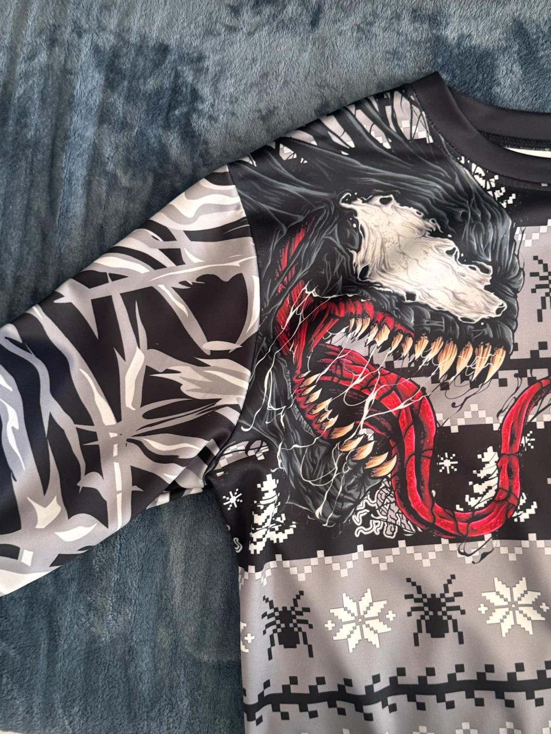 Venom Ugly Christmas Sweater Long Sleeve Shirt