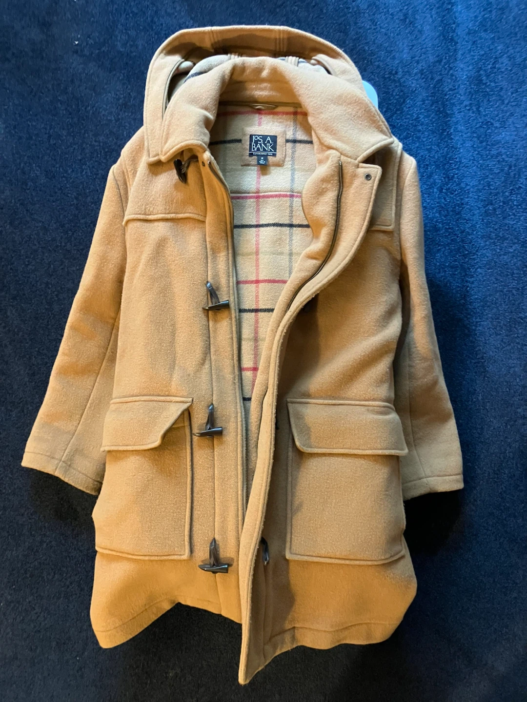 Jos. A. Bank Camel Duffle Coat